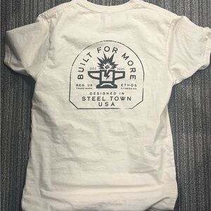 "Built for More" Cream Graphic Tee